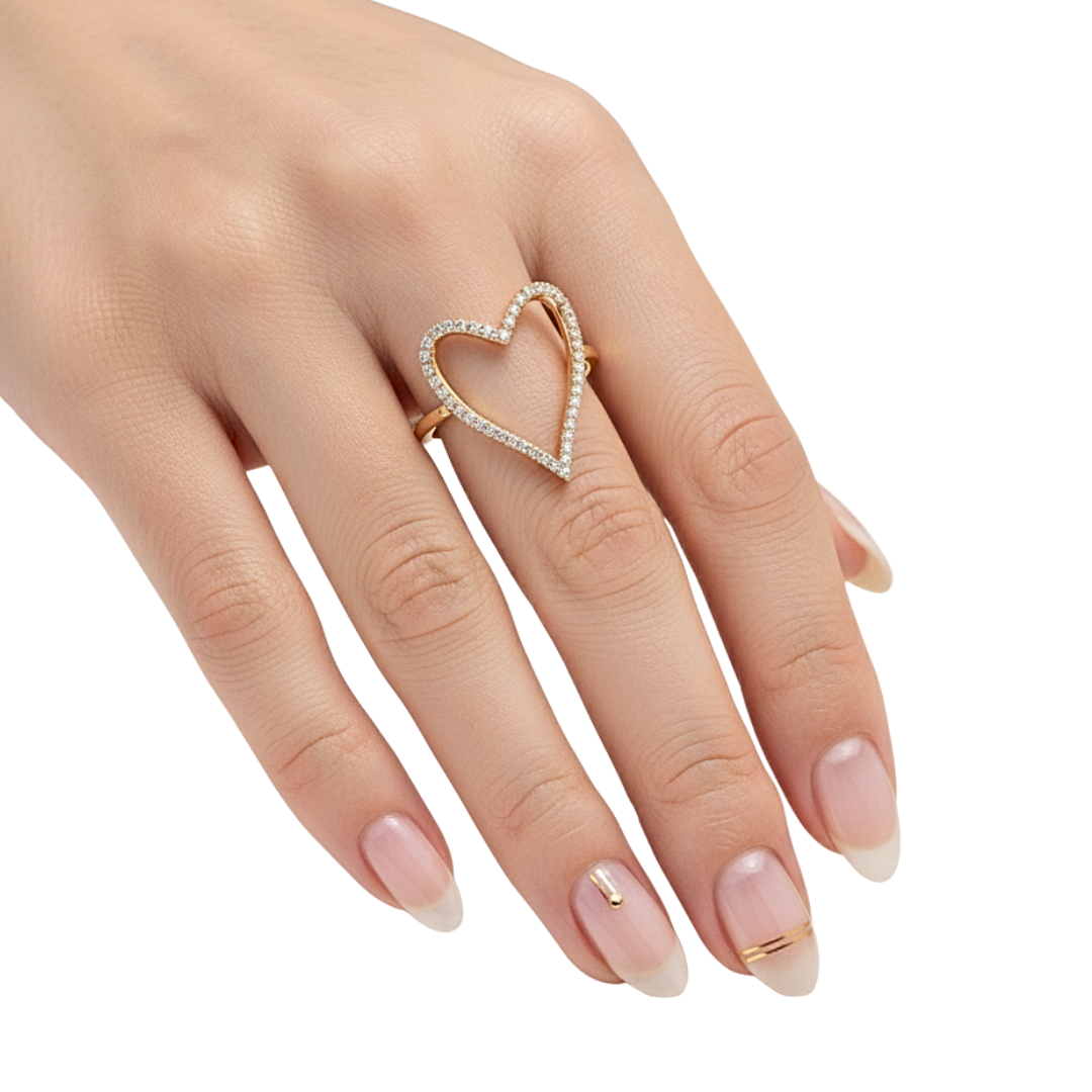 Anello Open Heart