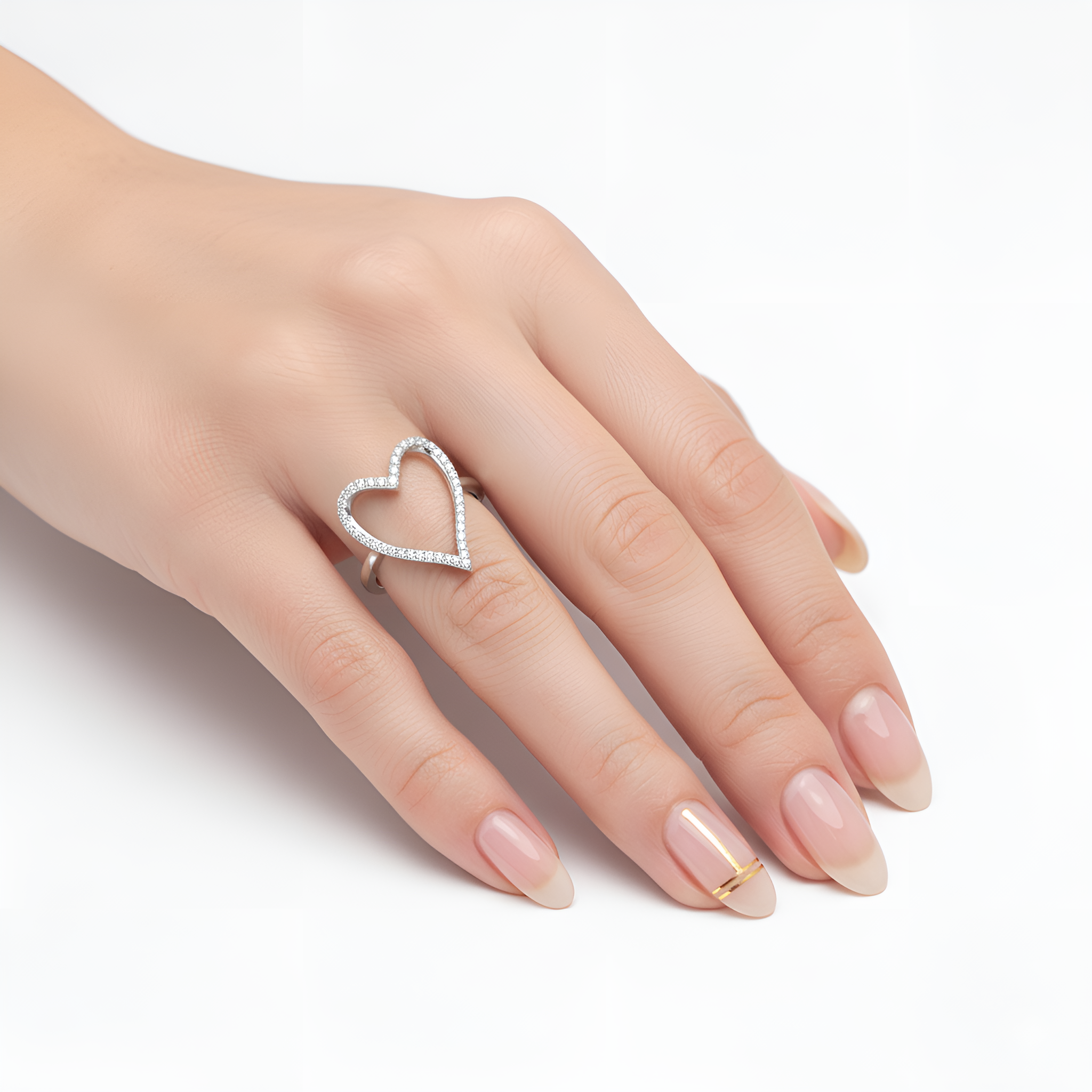 Anello Open Heart
