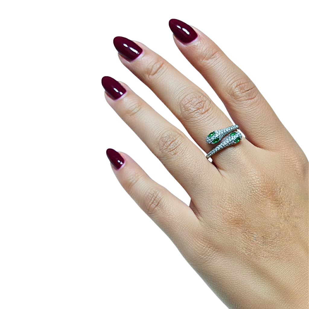 Anello Sparkly Snake