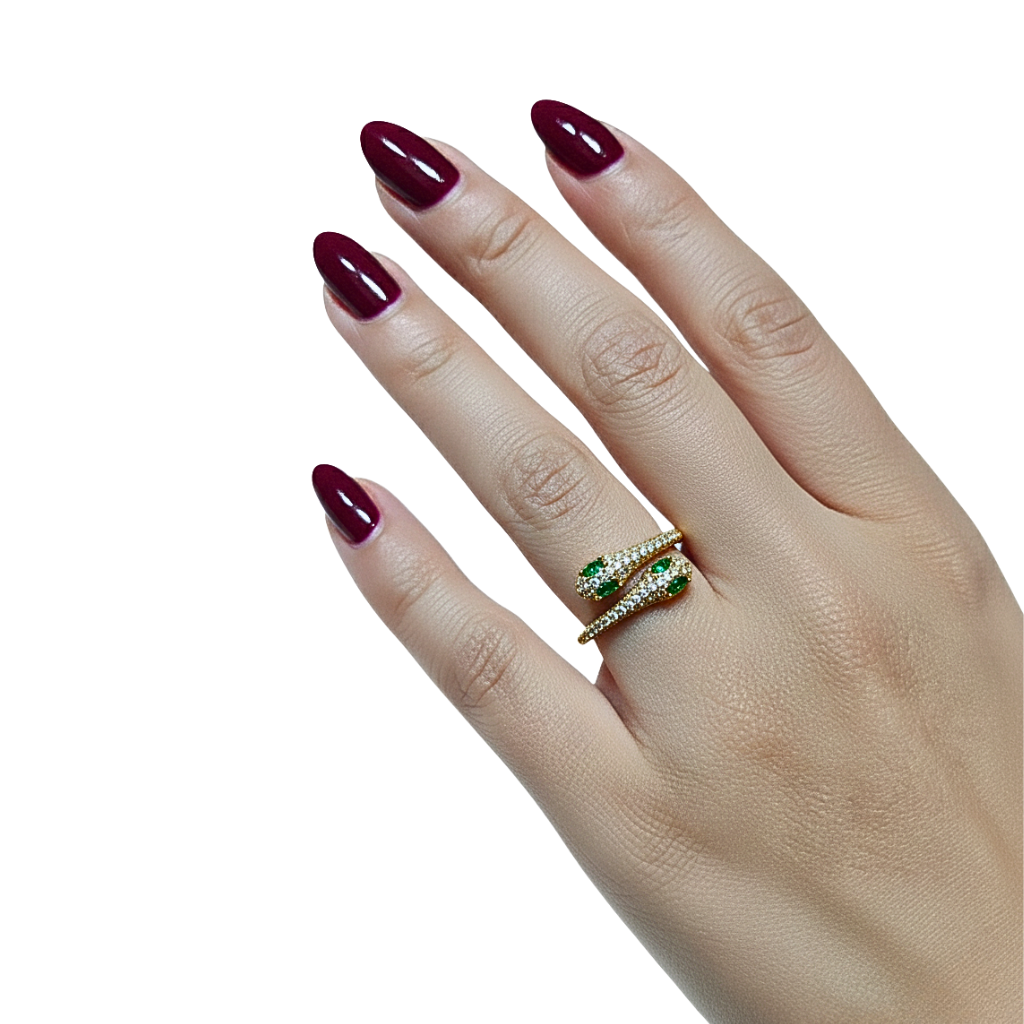 Anello Sparkly Snake