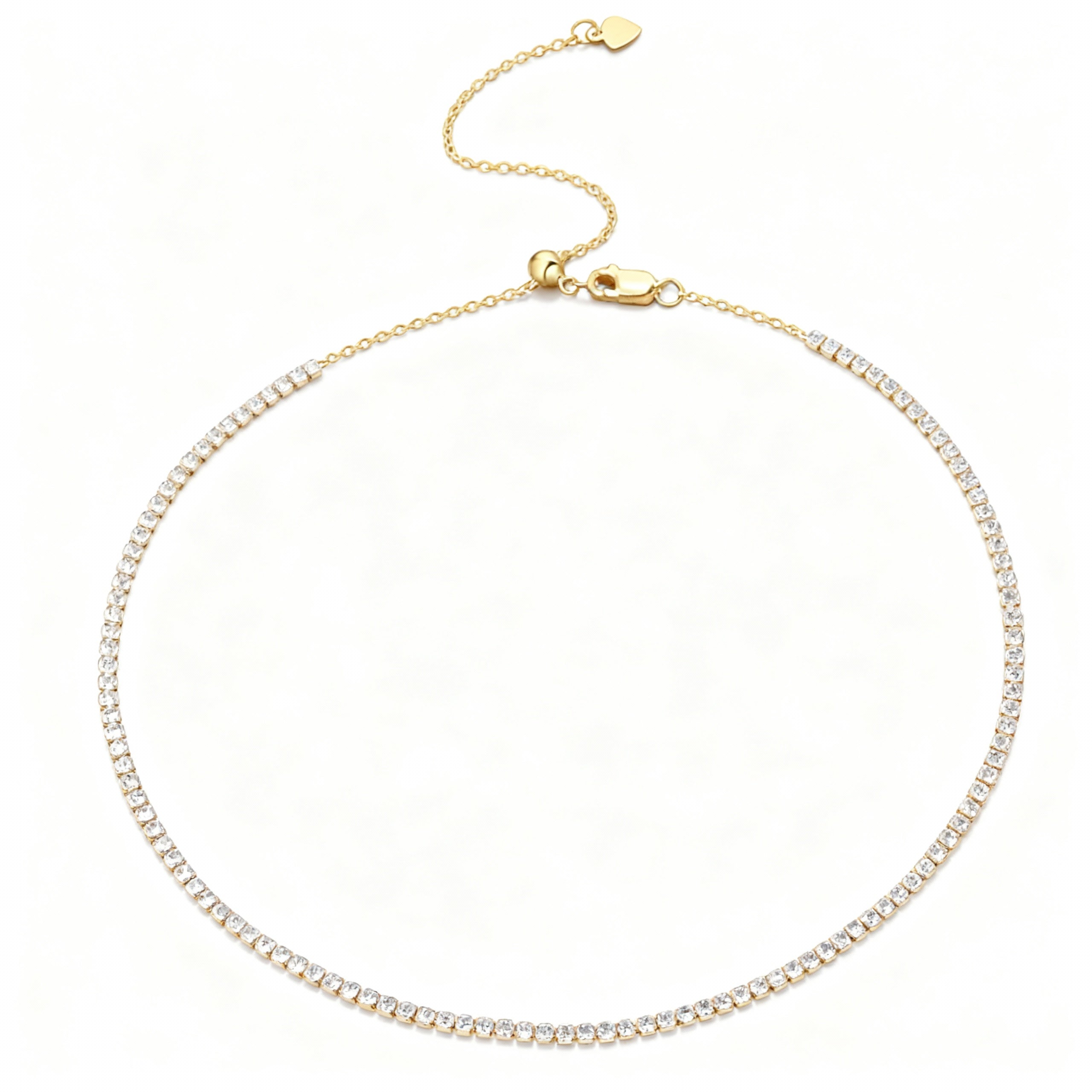 Collana Tennis Girocollo con cursore
