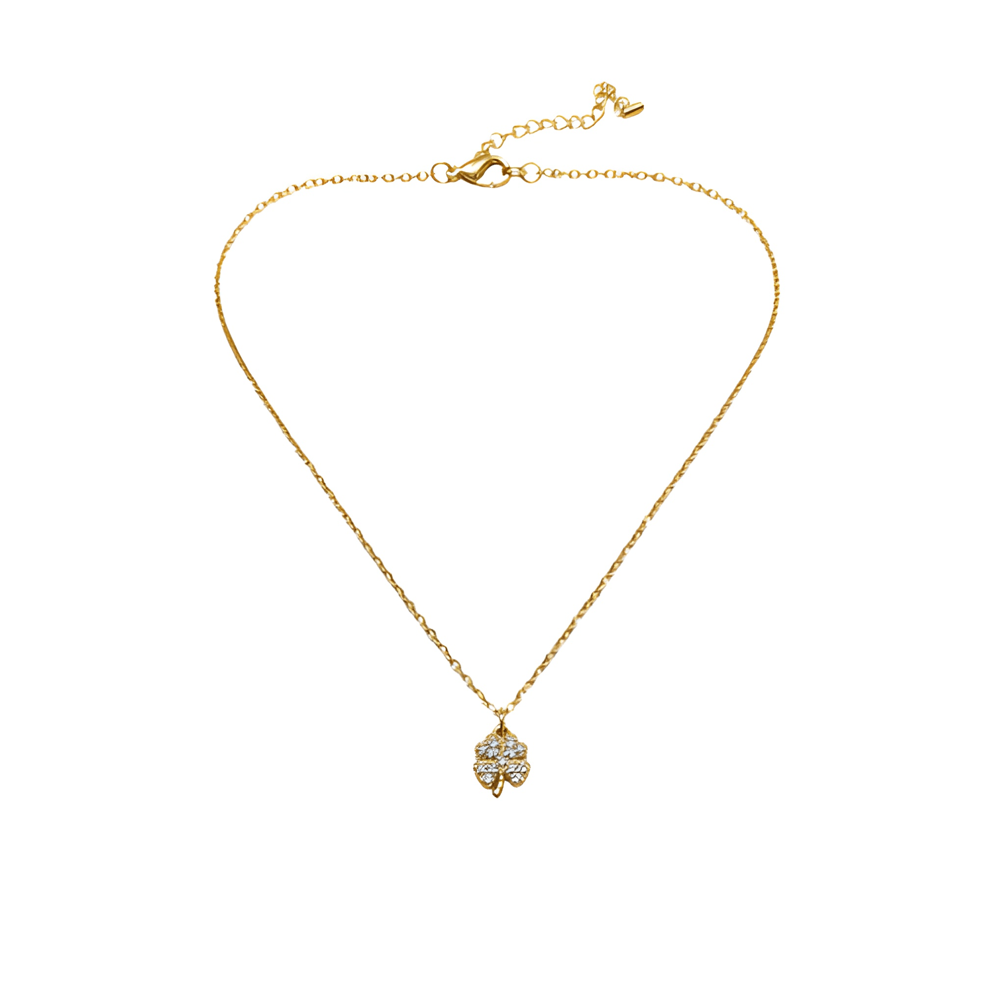 Collana Quadrifoglio - portafortuna