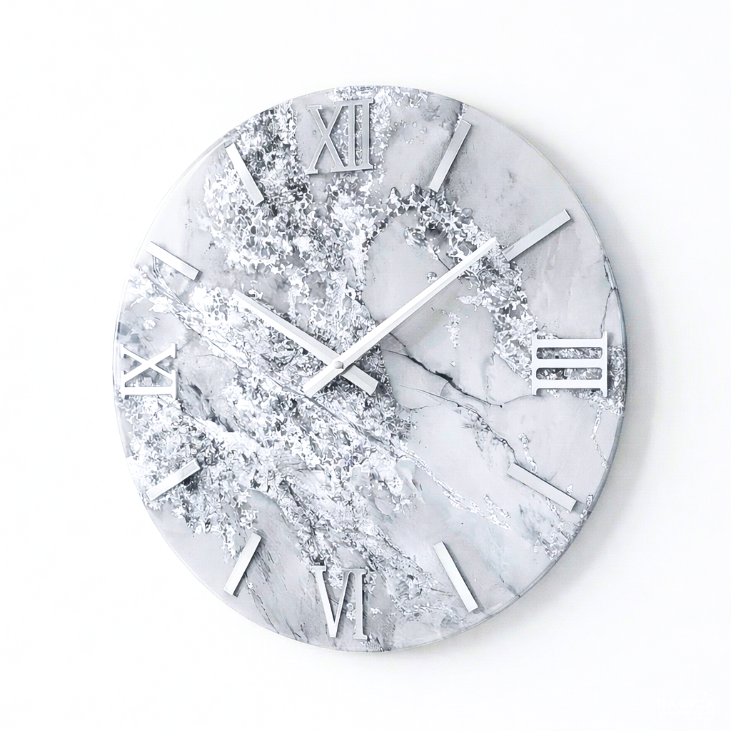 Crystal - Handmade Resin Wall Clock