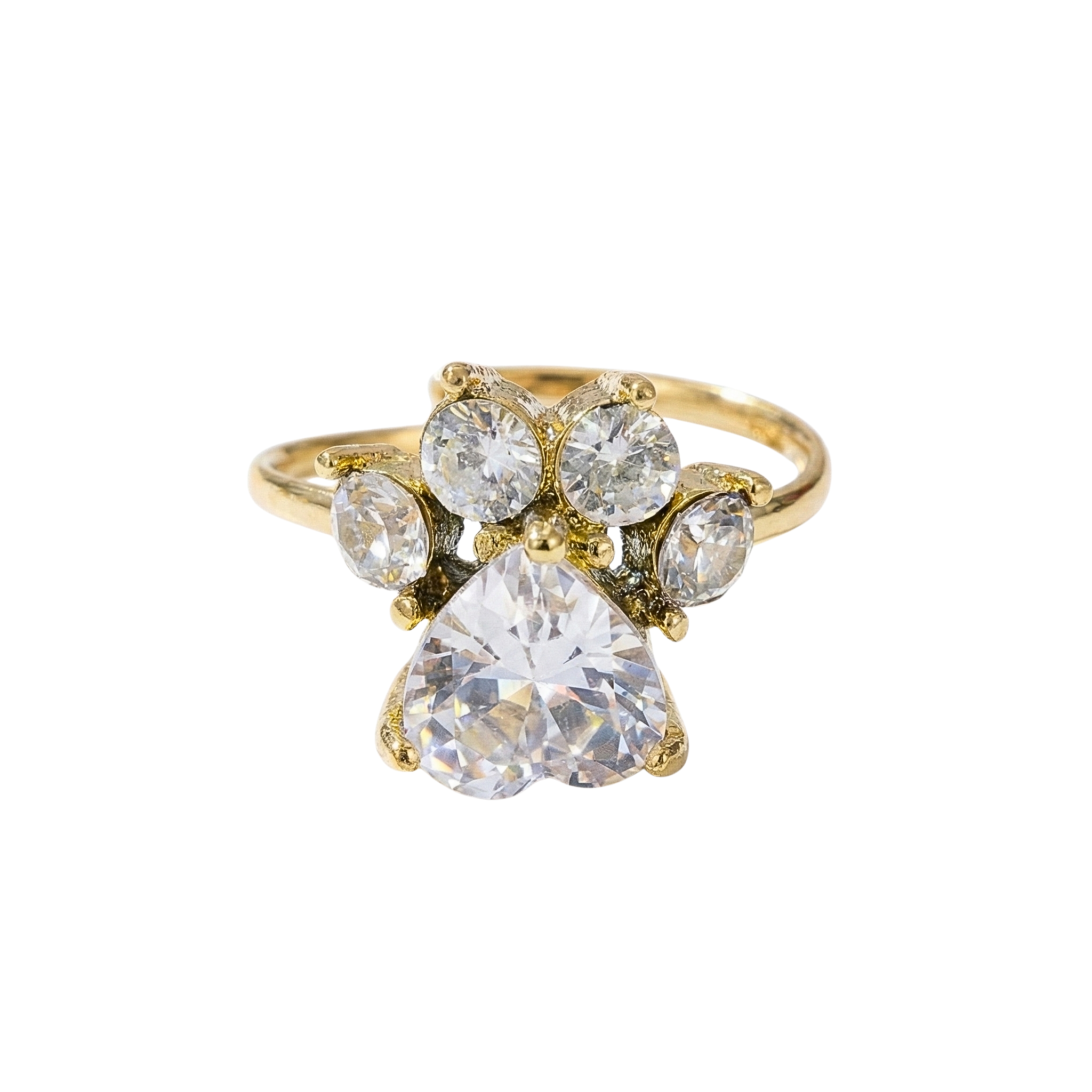 Anello Leale in Acciaio Inossidabile – Zampina con Zirconi Scintillanti