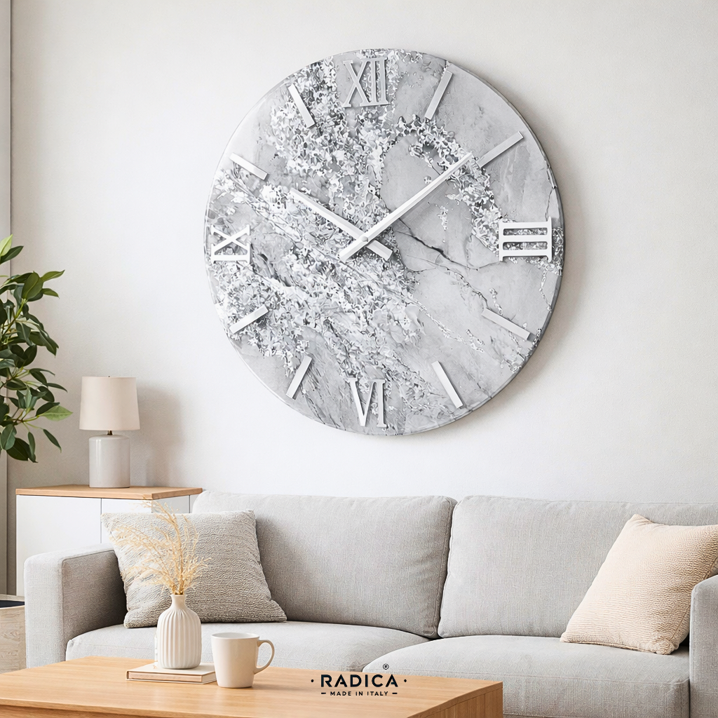 Crystal - Handmade Resin Wall Clock