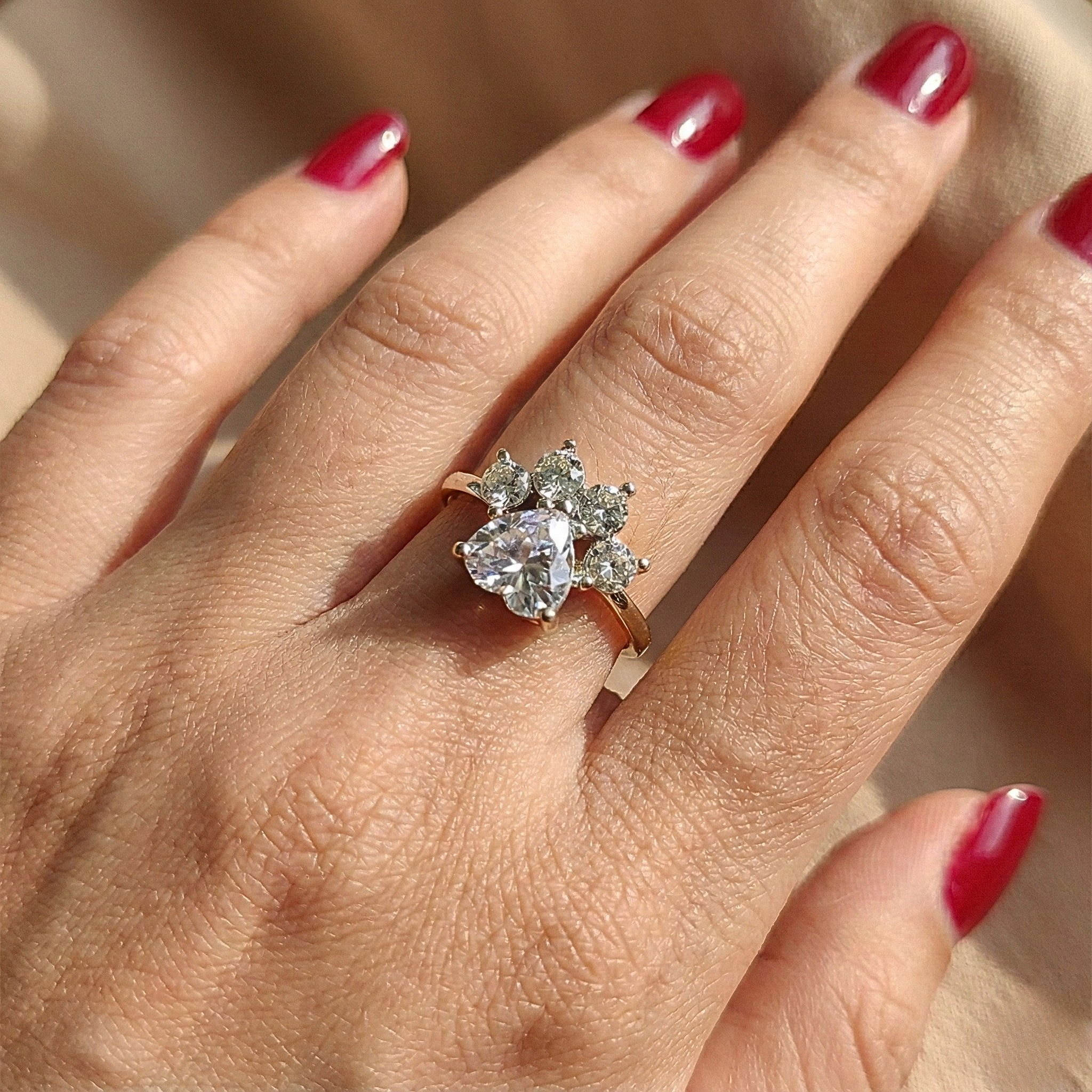 Anello Leale in Acciaio Inossidabile – Zampina con Zirconi Scintillanti