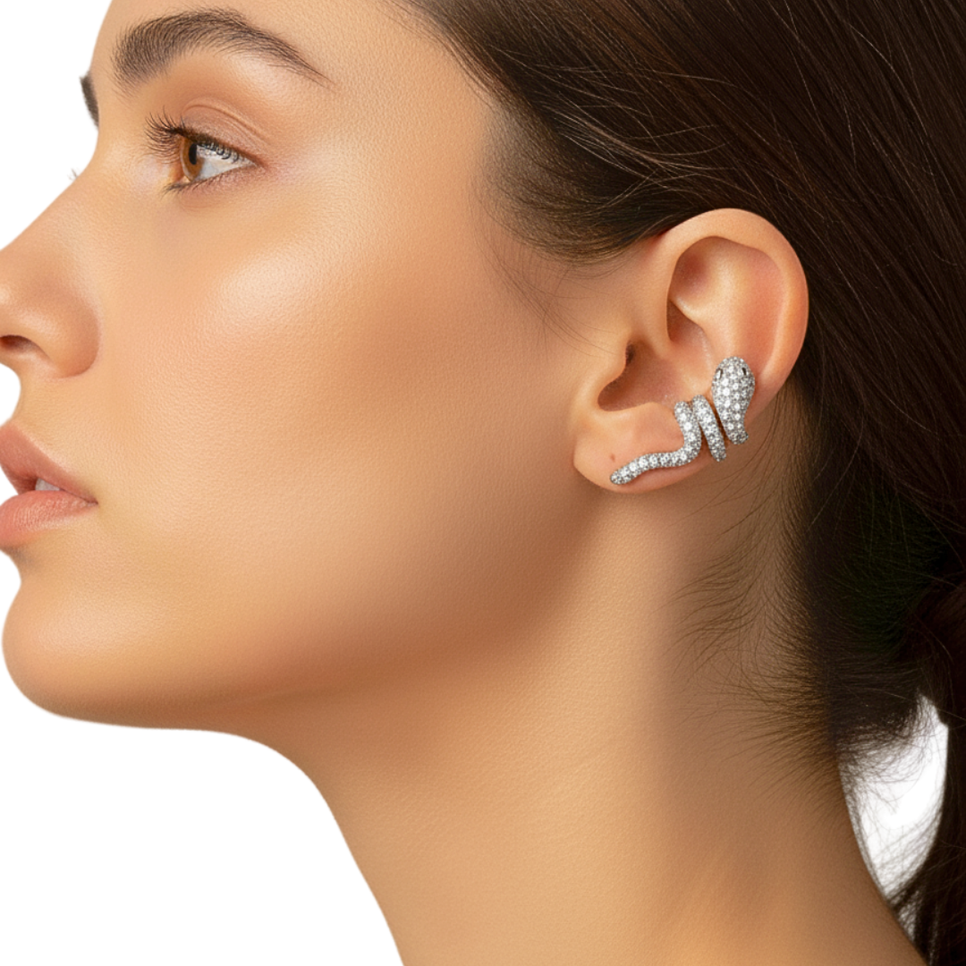Ear Cuff Vipera - rame