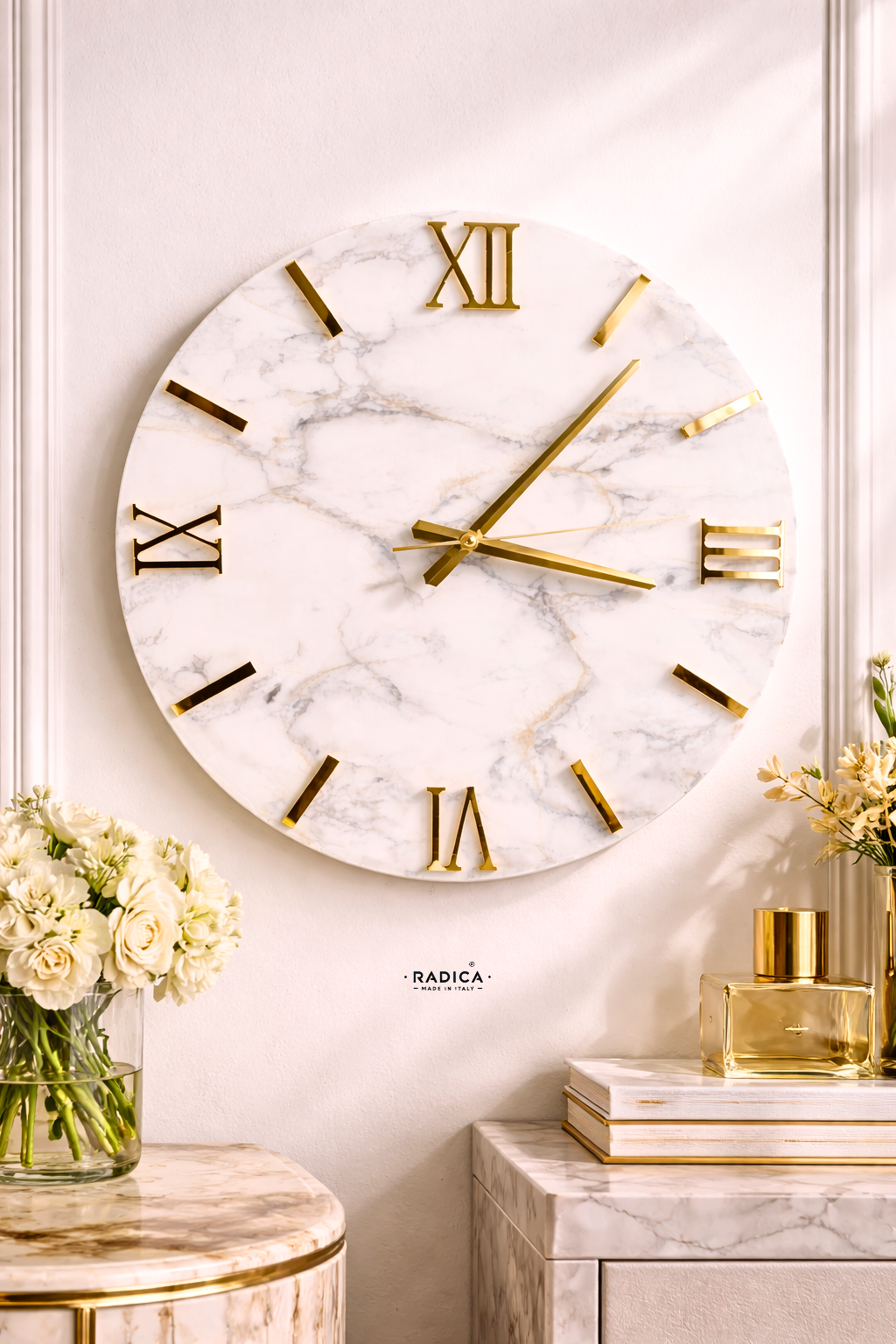 Eterna Oro - Handmade Resin Wall Clock