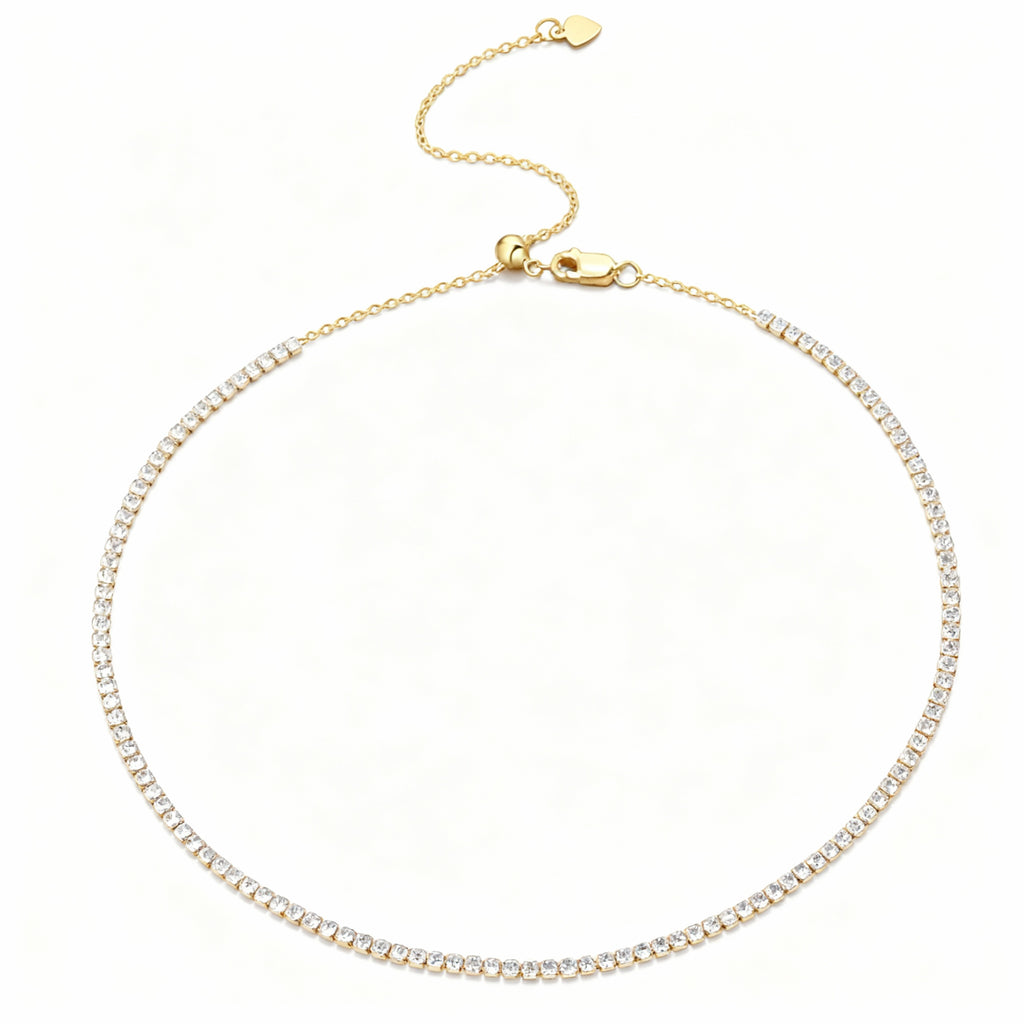 Collana Tennis Girocollo con cursore