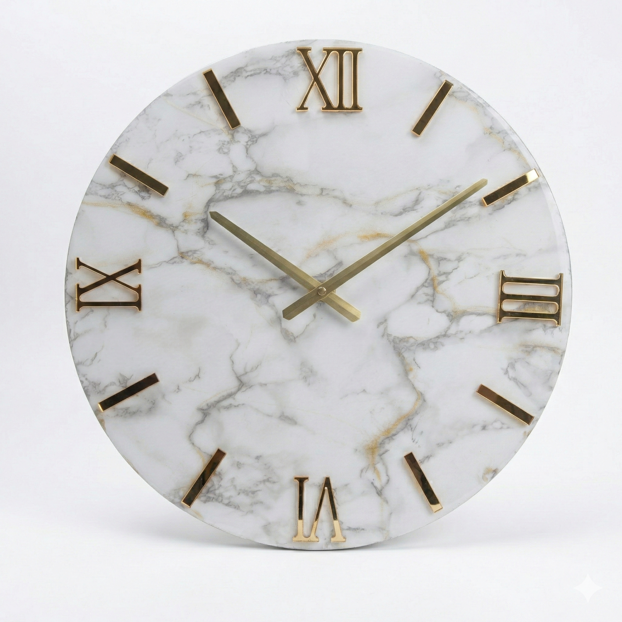 Eterna orologio da parete in resina effetto marmo