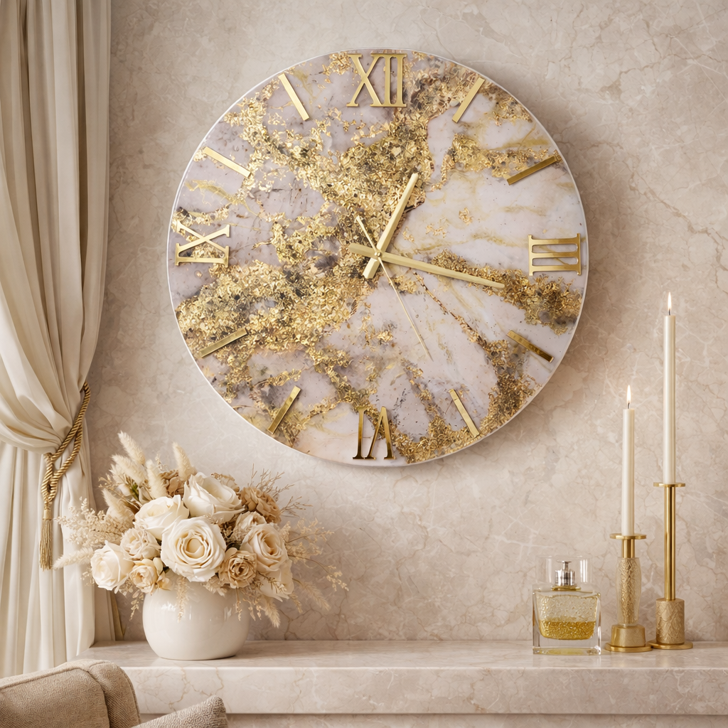 IMPERIAL – Handmade Resin Wall Clock