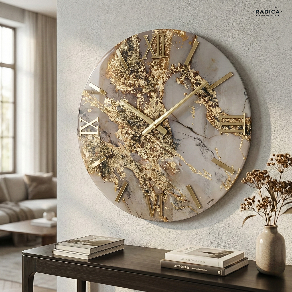 IMPERIAL – Orologio da Parete Artigianale in Resina