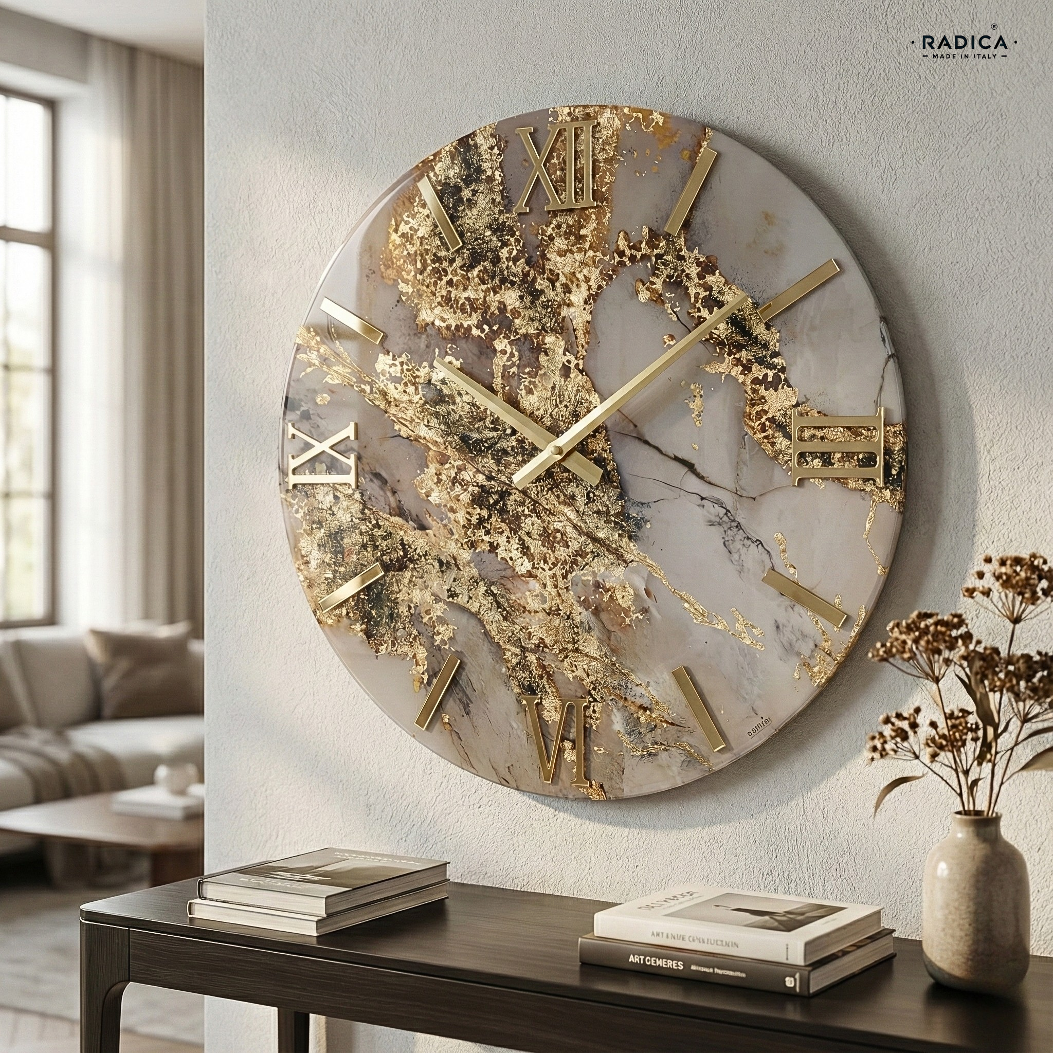 IMPERIAL – Handmade Resin Wall Clock