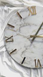 Eterna Oro - Orologio Da Parete Artigianale In Resina