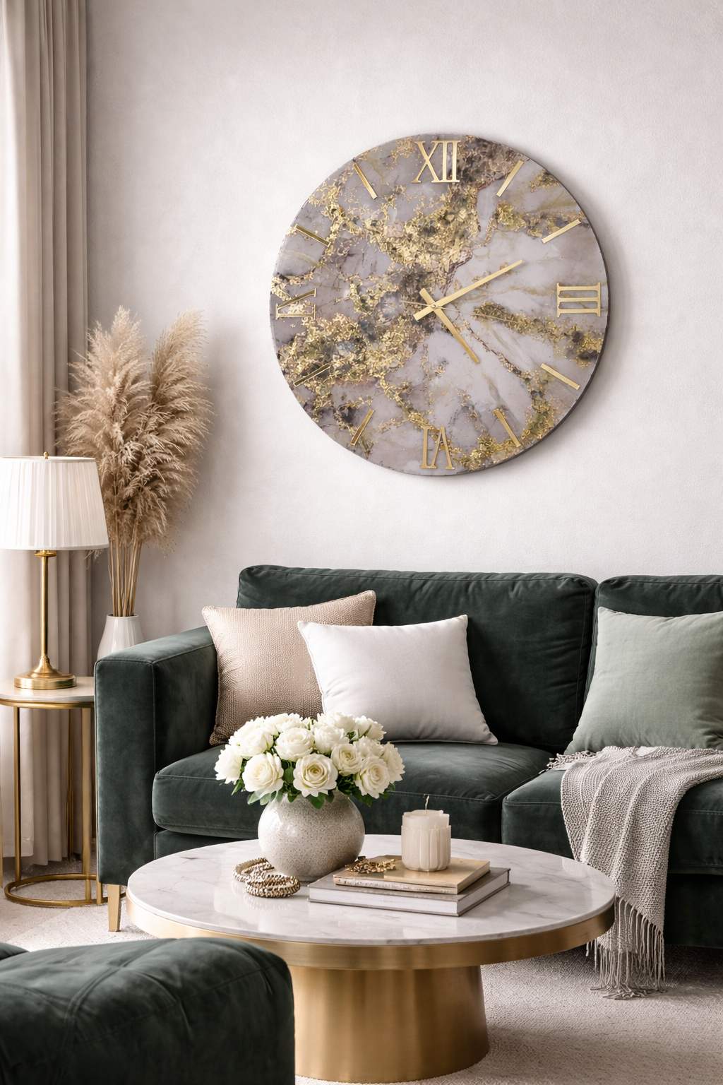IMPERIAL – Handmade Resin Wall Clock